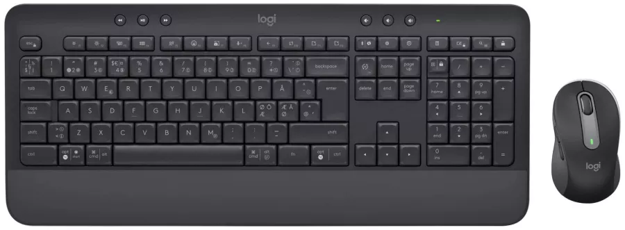 Set Tastatura și Mouse Wireless Logitech Signature MK650, Bluetooth, Multimedia, Gri, ENG — imaginea 4