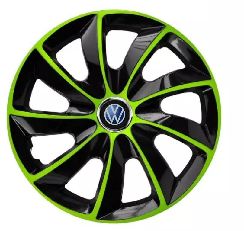 Set 4 capace roti Extra Stig Green R15 pentru gama auto Volkswagen - cel.ro