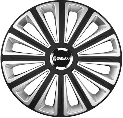 Set 4 capace roti Flash Silvear and Black cu inel cromat Trend R15 ...