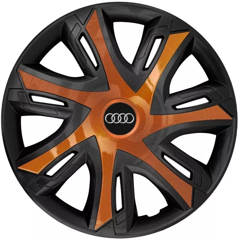 Set 4 capace roti Power bicolor cooper R15 pentru gama auto Audi 9gio ...
