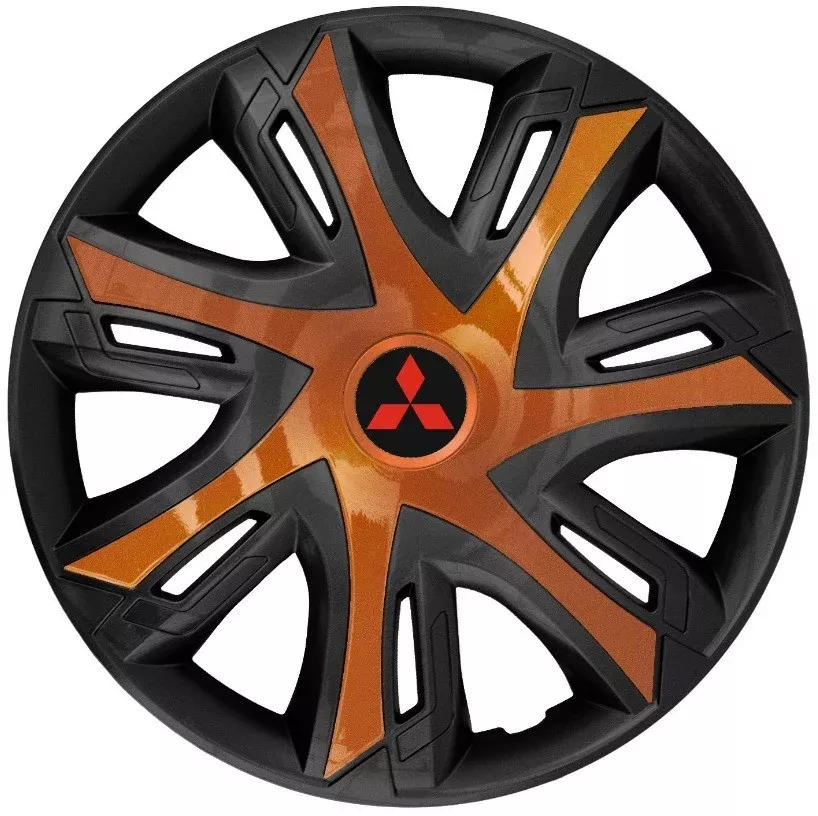 Set 4 capace roti Power bicolor cooper R15 pentru gama auto Mitsubishi ...