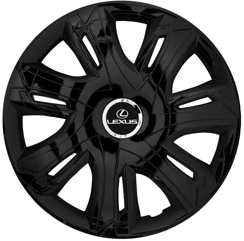 Set 4 capace roti Supernova black laquered R15 pentru gama auto Lexus ...