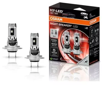 Ampoules homologuées OSRAM Night Breaker SPEED LED H7 6000K - Andorra Campers