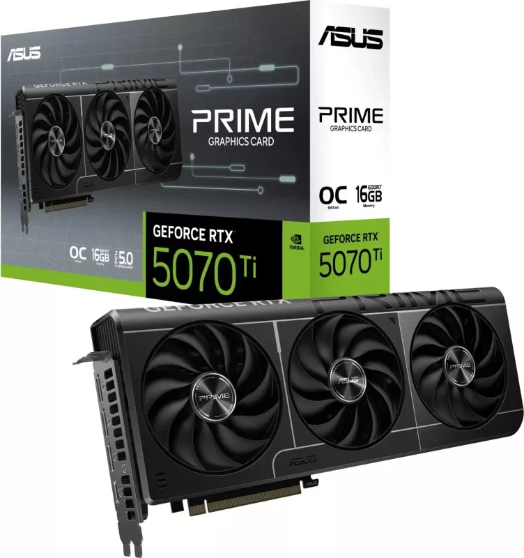 Asus GeForce RTX 5070 Ti 16GB GDDR7 256 bit Prime OC DLSS 4.0