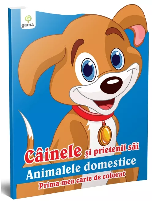 Caine Lessi Cainele si prietenii sai Carte colorat lhaa_70290098 - cel.ro