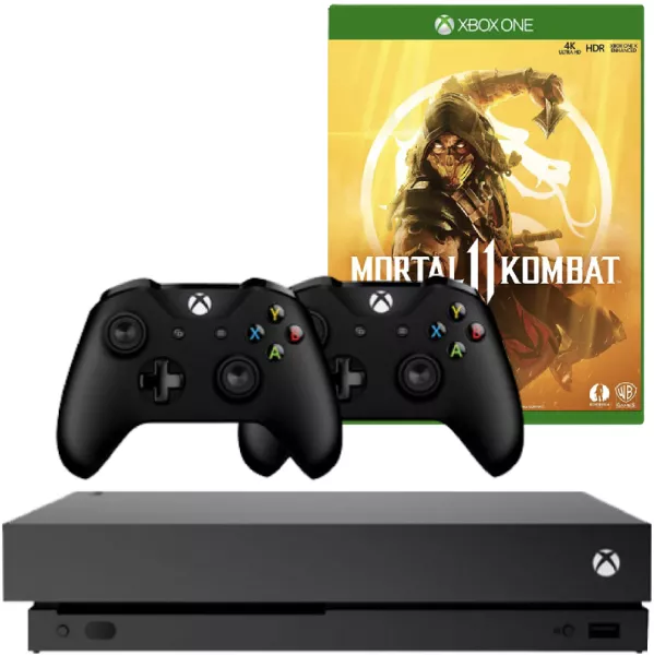 Nintendo Switch Xbox one x 1TB Consola Microsoft Xbox One X 1TB NEGRU + 2 Controllere Second-Hand