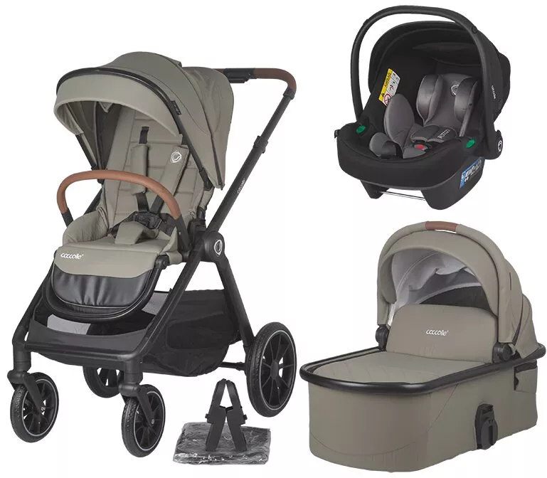 Sistem modular 3in1 Coccolle Aspen Sand beige + Scoica auto