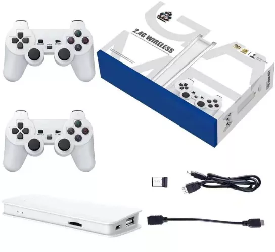 Consola joc pe televizor wireless 4K Ultra HD 2 controllere 20156 ...