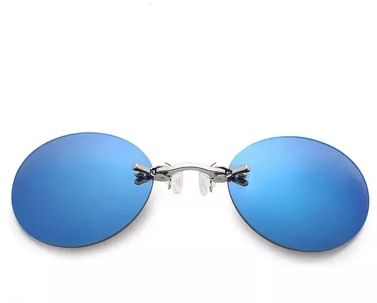 Ochelari Tip Morpheus Matrix Clip On Nose Rimless Sunglasses - UV400 ...