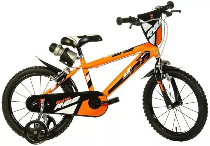 Velò Enfant Dino Bikes R88 16 Pouces avec Stabilisateurs Vert - Prix