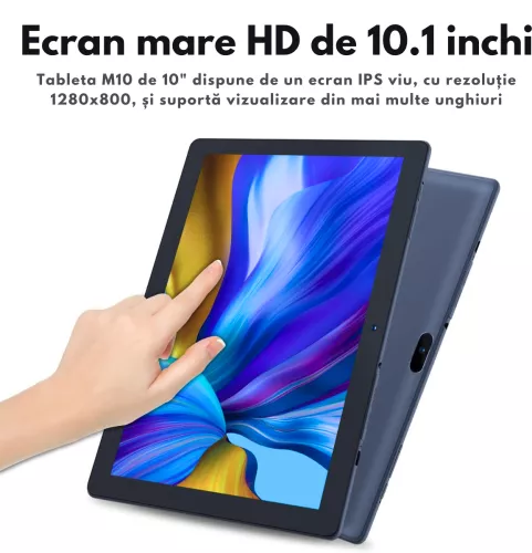 TronPad 10インチ wi-fiモデル　6GB+128GB ブルー Tableta 10 Inchi VisionHub® Tronpad - Android 13 Performanta