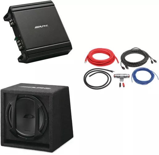Pachet Subwoofer Alpine Subwoofer DE 25CM 10&Prime 500W SBE-1044BR