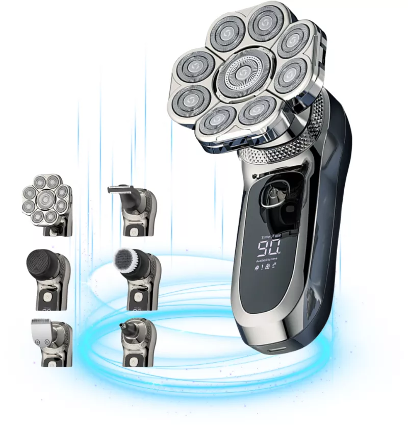 Aparat de ras electric Profesional Set Multifunctional Accesorii 6 in 1 ...