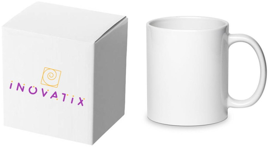 Cana maner negru personalizata Wednesday INOVATIX® . 330ml