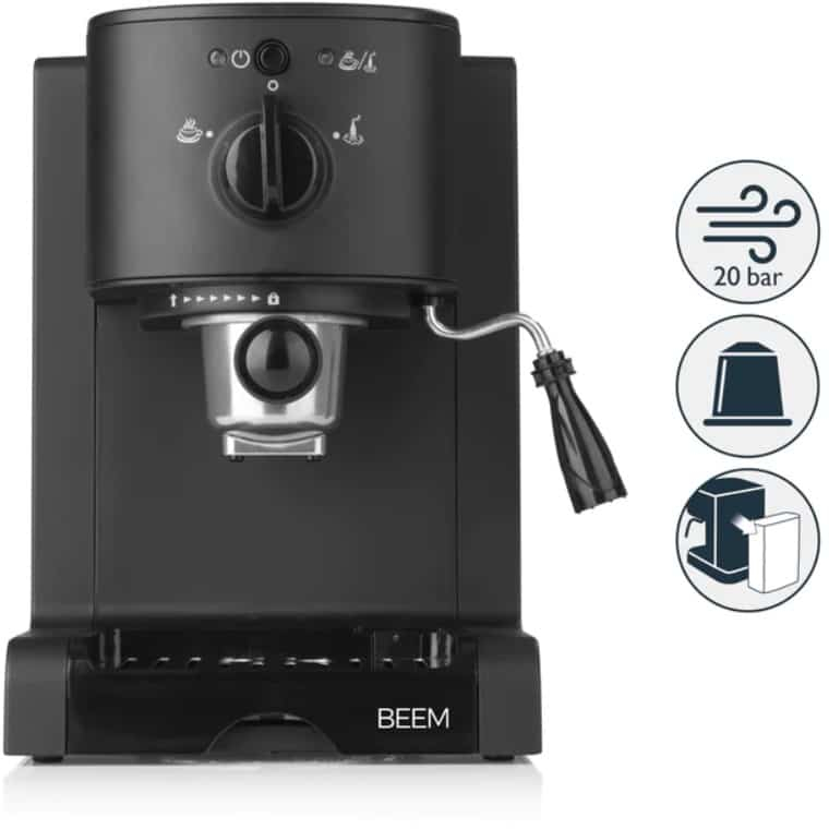 Espressor manual BEEM Espresso Perfect negru mat
