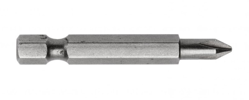 Set 5 biti de surubelnita Hogert hexagonal PZ2 50 mm blister