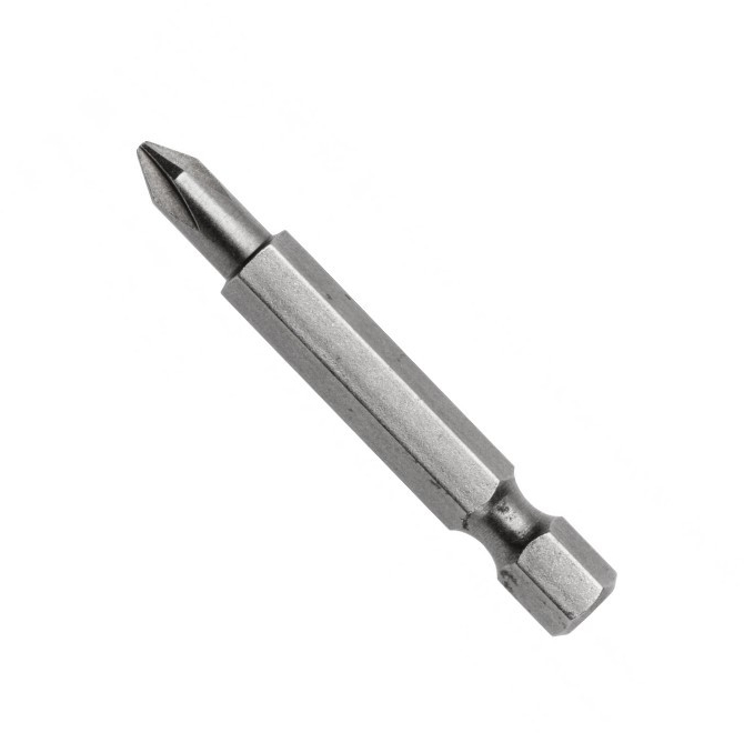 Set 5 biti de surubelnita Hogert hexagonal PZ2 50 mm blister