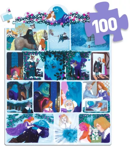 Puzzle poveste Frumoasa și bestia Djeco 100 piese — imaginea 5