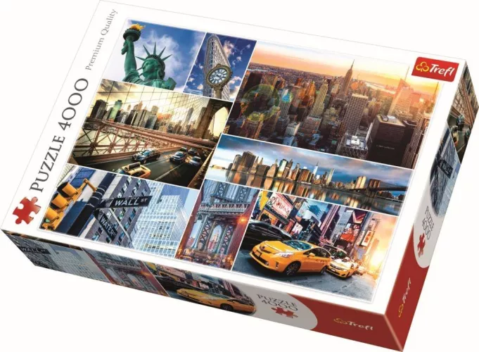 Puzzle Trefl - New York 4000 piese — imaginea 3