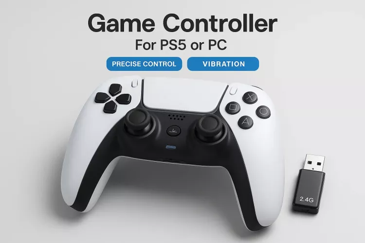 Game controller For PS5 or PC Precise Control Wifi gamepad Vibration ...