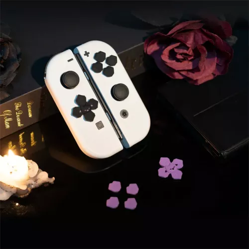 Luminous Silicone D-pad Cross Button ABXY Key Sticker pentru Nintendo ...