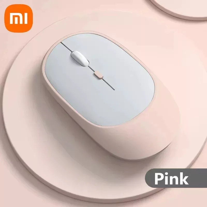Mouse wireless Bluetooth MIJIA USB reincarcabil - Roz - cel.ro