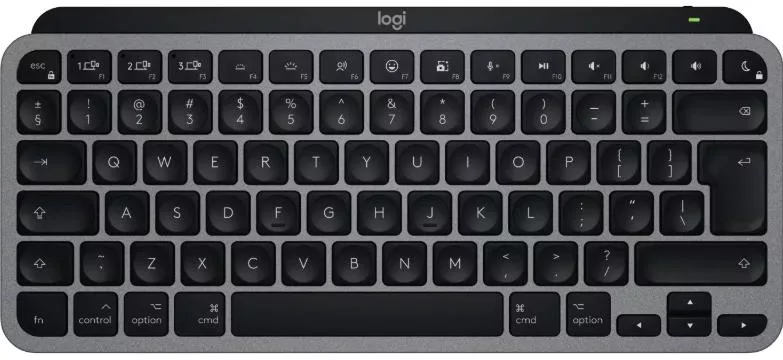 Tastatura Logitech MX Keys S Mini pentru Mac Bluetooth US INTL layout (Gri/Negru) 920-012652 — imaginea 2