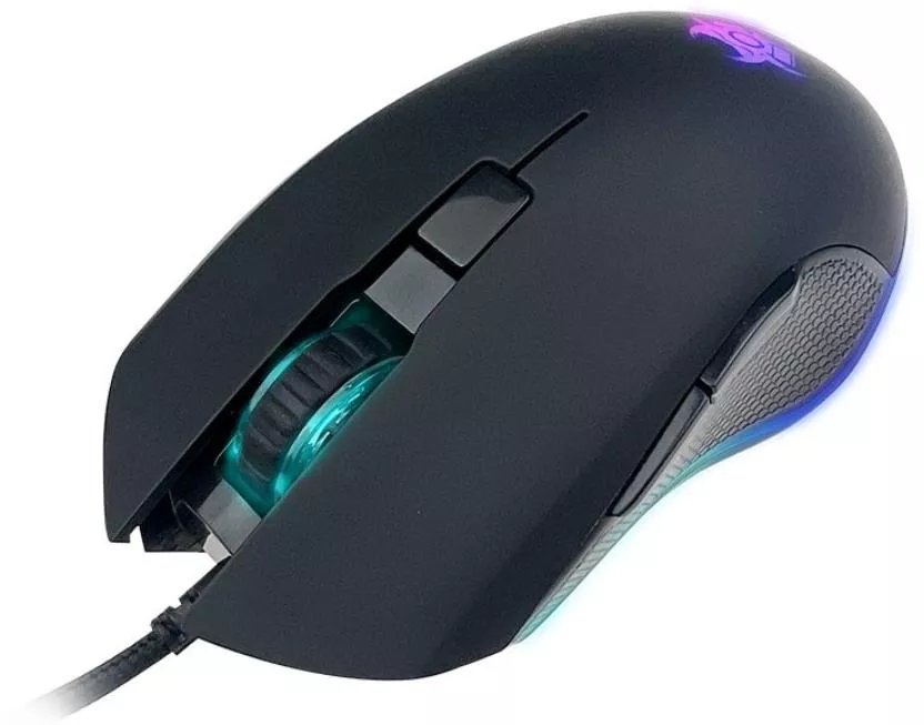 Mouse gaming Tracer GameZone Edge 3200 DPI Wired iluminare RGB (Negru) — imaginea 3