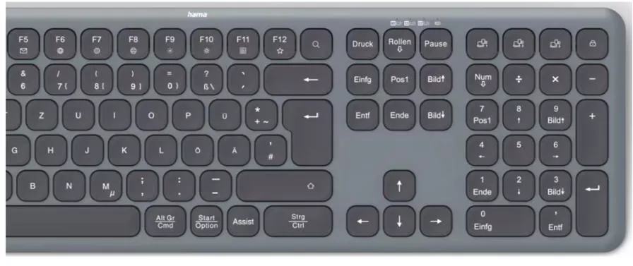 Tastatura Hama WK-550 Wireless USB — imaginea 3