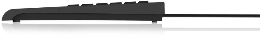Tastatura office KeySonic ACK-3410(US) USB Layout US Touchpad (Negru) — imaginea 6