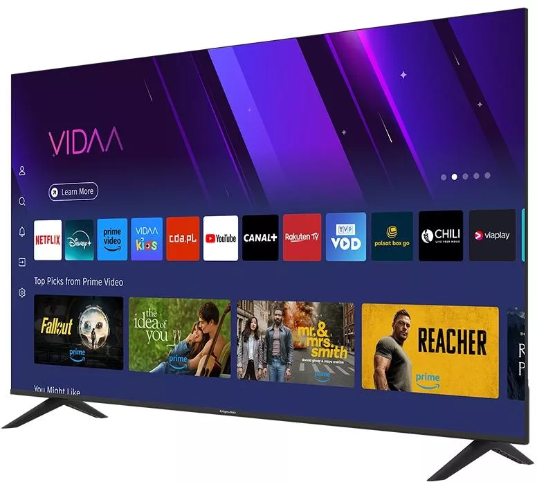 Smart 139 cm 55" 4K Kruger Matz KM0255UHD-V2 UltraHD WiFi CI+ - imagine 1