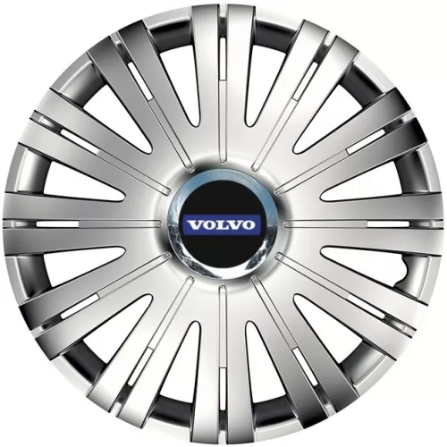 Set 4 capace roti Cu Inel Cromat Active R16 pentru gama auto Volvo - cel.ro