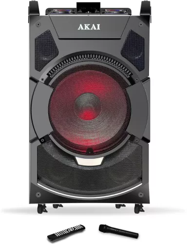Boxa Portabila DJ Activa AKAI DJ-S3HB 220W Bluetooth Radio FM