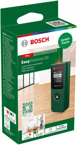 Telemetru Bosch EasyDistance 20 0603672AZ0, măsurarea precisă cu laser a distantelor de până la 20 m, măsurare lungimi, suprafețe și volume — imaginea 4