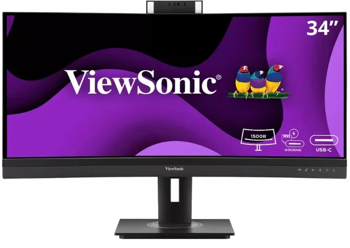 Gaming MVA LED ViewSonic 34" VG3457CV UWQHD 3440x1440 HDMI DisplayPort - imagine 1