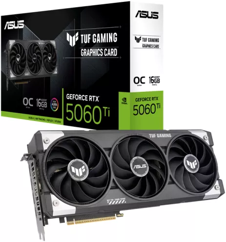 Placa video ASUS nVidia GeForce RTX 5060 Ti TUF GAMING OC 16GB