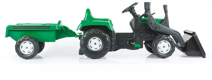 Tractor excavator cu pedale si remorca Ranchero 171cm Dolu