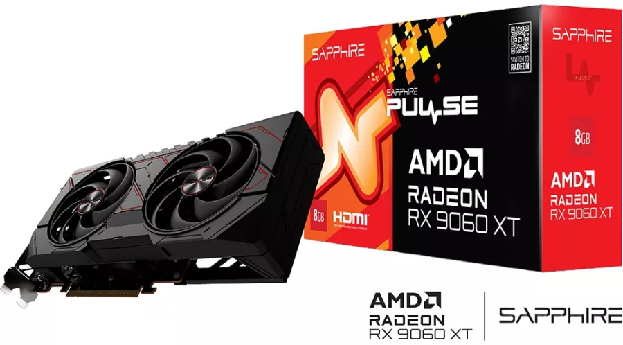 Sapphire RX 9060 XT 8GB GDDR6 128 bit Pulse