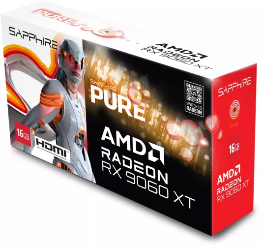 Sapphire RX 9060 XT 16GB GDDR6 128 bit Pure
