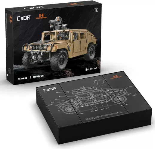 Masina militara Humvee din blocuri de constructie CADA 3935 buc
