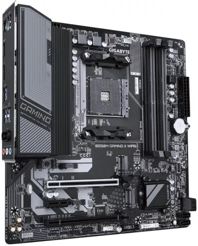 Placa de baza AM4 Gigabyte B550 MicroATX DDR4 WiFi6 BT5.3 B550M