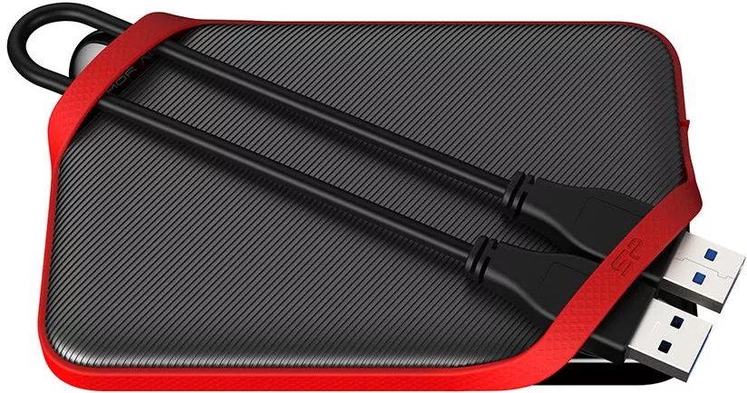 HDD hard disk extern 5TB Silicon Power Armor A62 USB 3.0 Negru/Rosu — imaginea 4