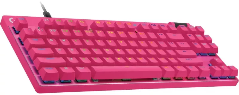Tastatura Gaming Logitech G PRO X TKL Rapid Pink Magnetic Analog