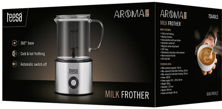 Fierbator Lapte Spumat Aroma Electric Teesa 600W