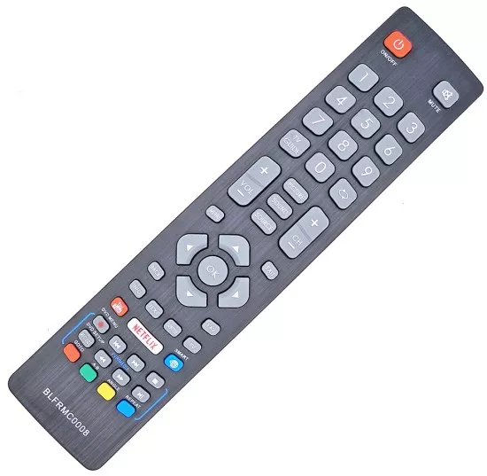 Telecomando Sostitutivo AULCMEET BLFRMC0008 Per TV Blaupunkt - Compatibile Con Modelli Smart TV 32/138M, 43/134M E Altri - Senza Programmazione - 5