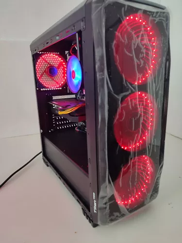 Calculator Unitate PC Gaming Genesis Titan 750 Red I5 6600 16gb