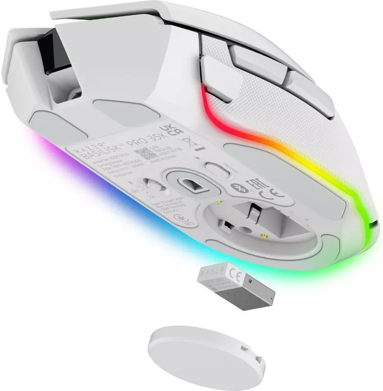 Mouse Gaming Razer Basilisk V3 Pro 35K White