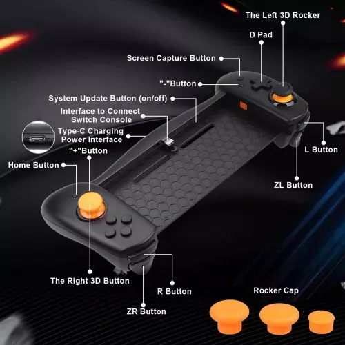 Controller pentru Nintendo Switch model imbunatatit
