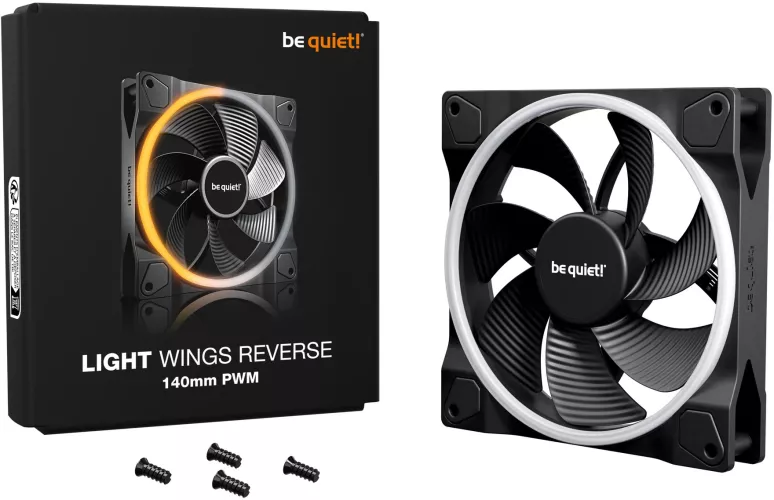 be quiet! Light Wings 140mm PWM Reverse Black | Ventilator
