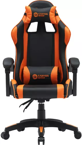 Scaun Gaming Canyon Core SGCH2, negru-portocaliu — imaginea 4